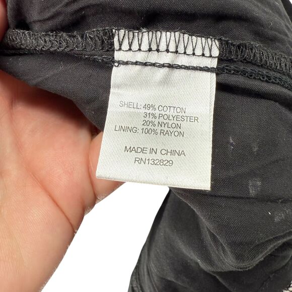 Lovers + Friends One Shoulder Mini Dress LARGE Seana Black Ruffle Eyelet Revolve - Picture 11 of 12